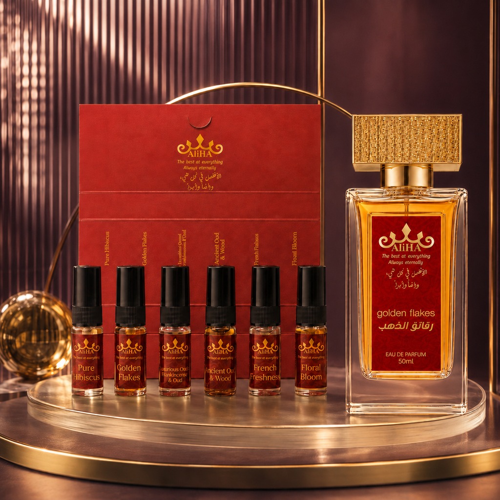 باقة الاستكشاف — عطر كامل و٦ عينات